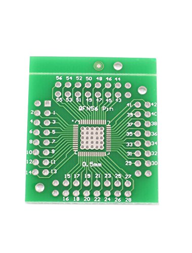 Aexit 10 Db Audio & Video Tartozékok QFN56, hogy QFP64 56 64 Pin-0,5 mm Pitch DIP PCB-Csatlakozók & Adapter Adapter Lemez