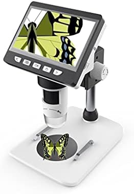 CZDYUF Többfunkciós Digitális LCD Asztali Mikroszkóp Hordozható 4.3 hüvelyk Elektronikus Biológiai Mikroszkóp Kettős Tápegység