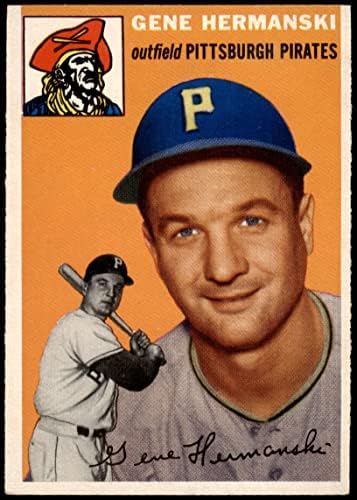 1954 Topps 228 Gén Hermanski Pittsburgh Pirates (Baseball Kártya) EX Kalózok