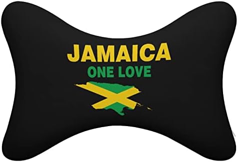 Jamaica Zászló Térkép Egy Szerelem Autó Nyak Párna Készlet 2 Kényelmes Nyak Támogatás Fejtámla Töltött Párna Memory Foam